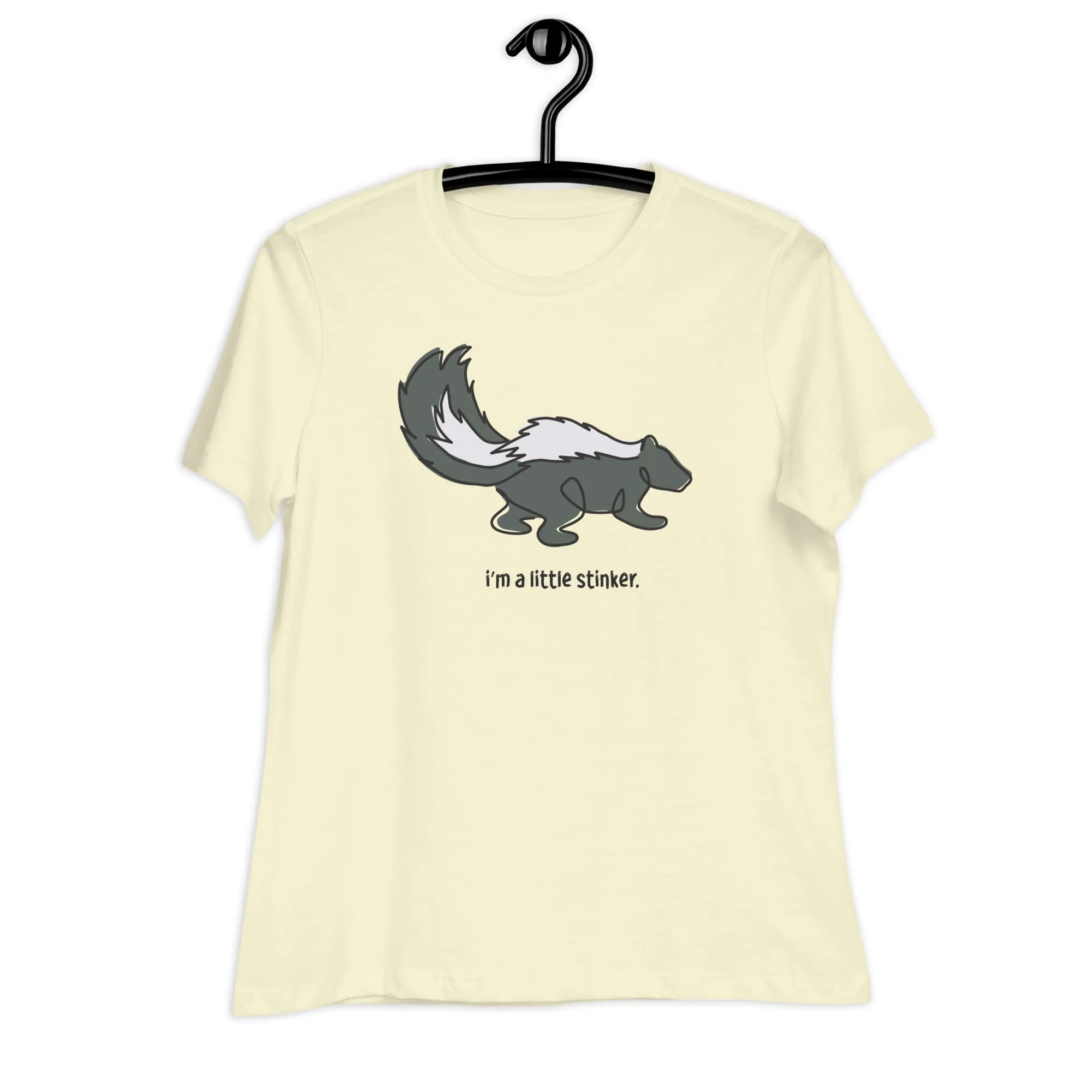 "I'm a Little Stinker" Skunk T-Shirt for Women