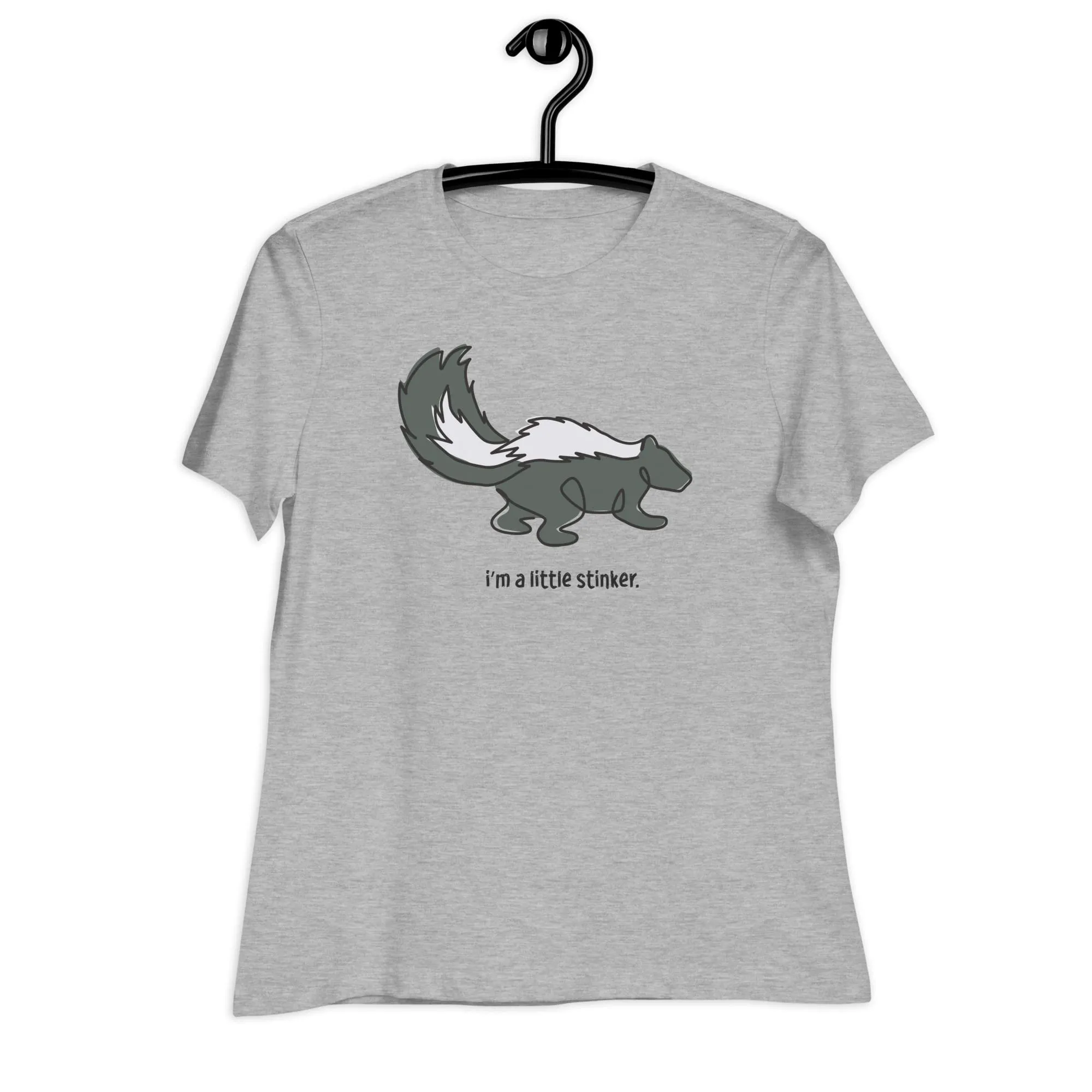 "I'm a Little Stinker" Skunk T-Shirt for Women