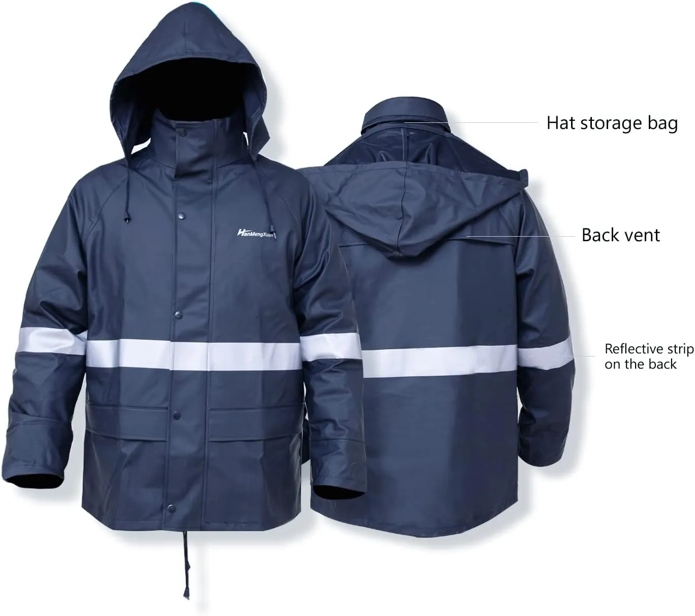 Rain Suits for Men Waterproof Work Heavy Duty Rain Suit Rain coats Rain Gear Jacket and Pants Rainwear