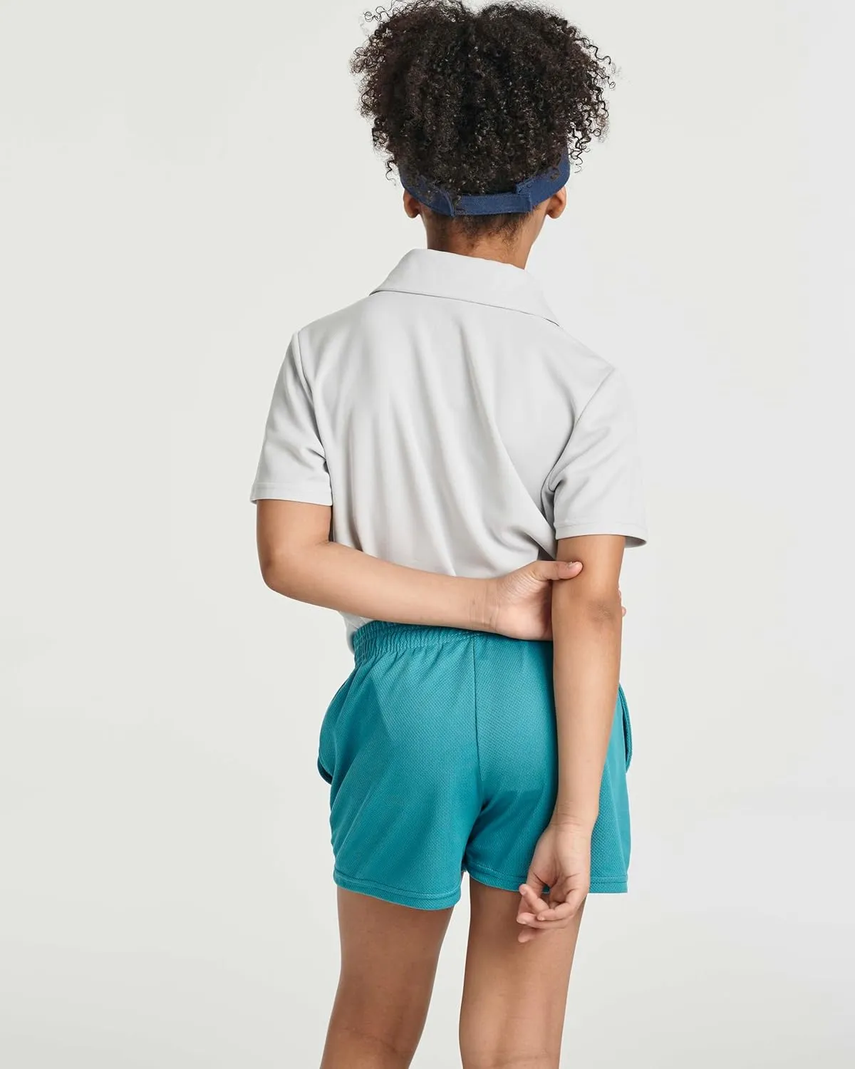 Real Essentials 3 Pack: Girls' Short Sleeve Performance Polo School Uniform(Ages 4-18)