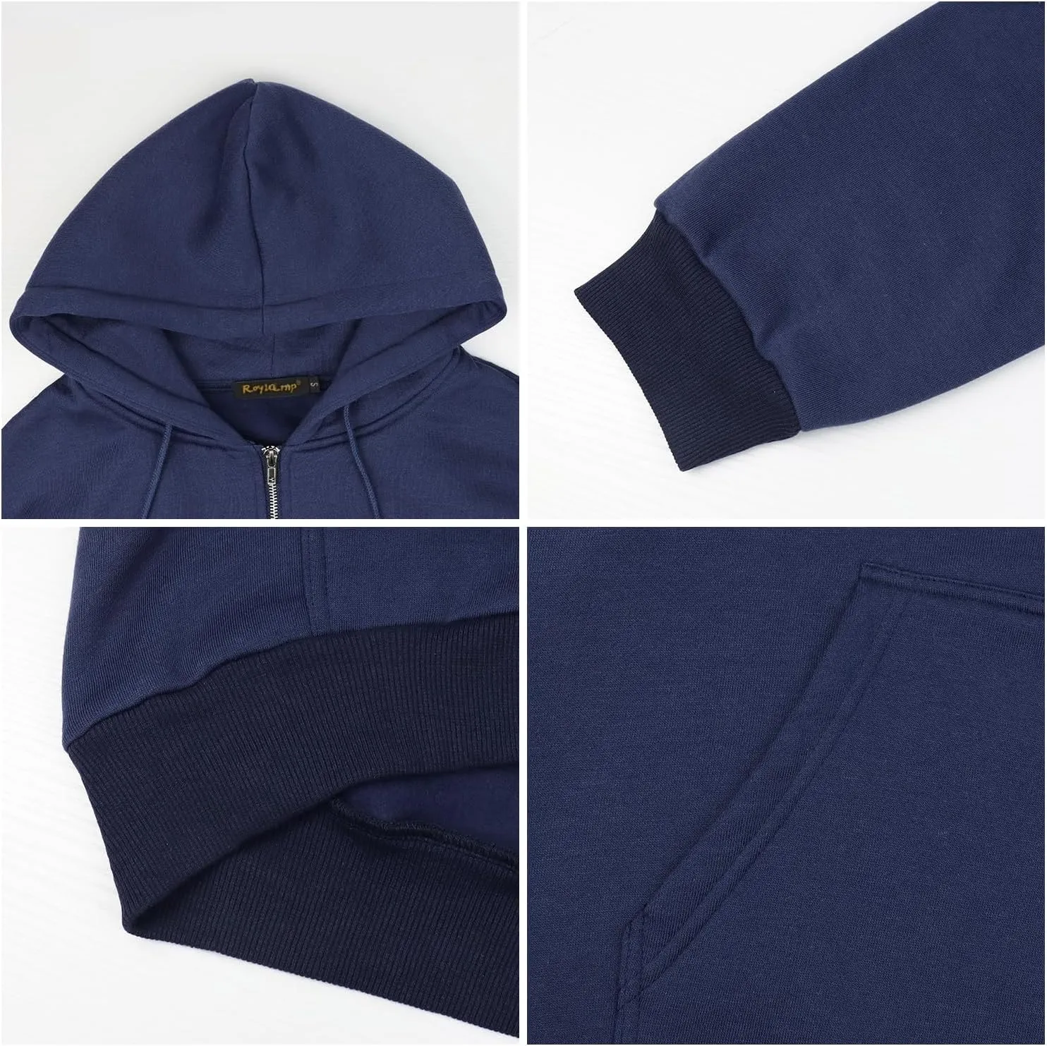 ROYLAMP 2025 Women's Oversized Zip Up Hoodies Sweatshirts Casual Fall Winter Drawstring Y2k Jackets with Pockets