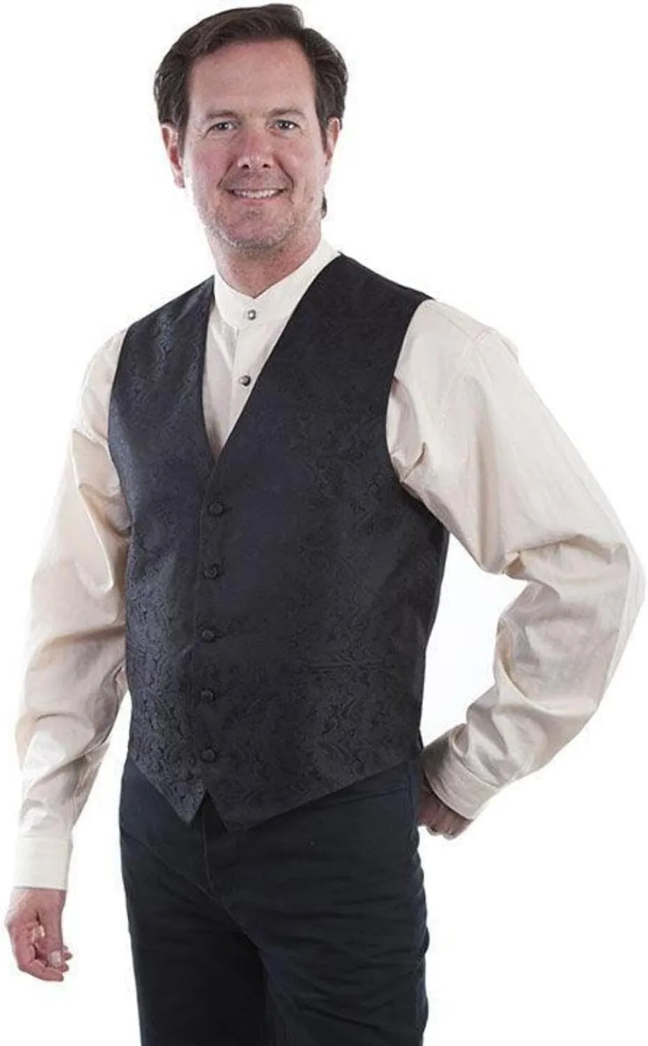 Scully Men's Classic Paisley Vest