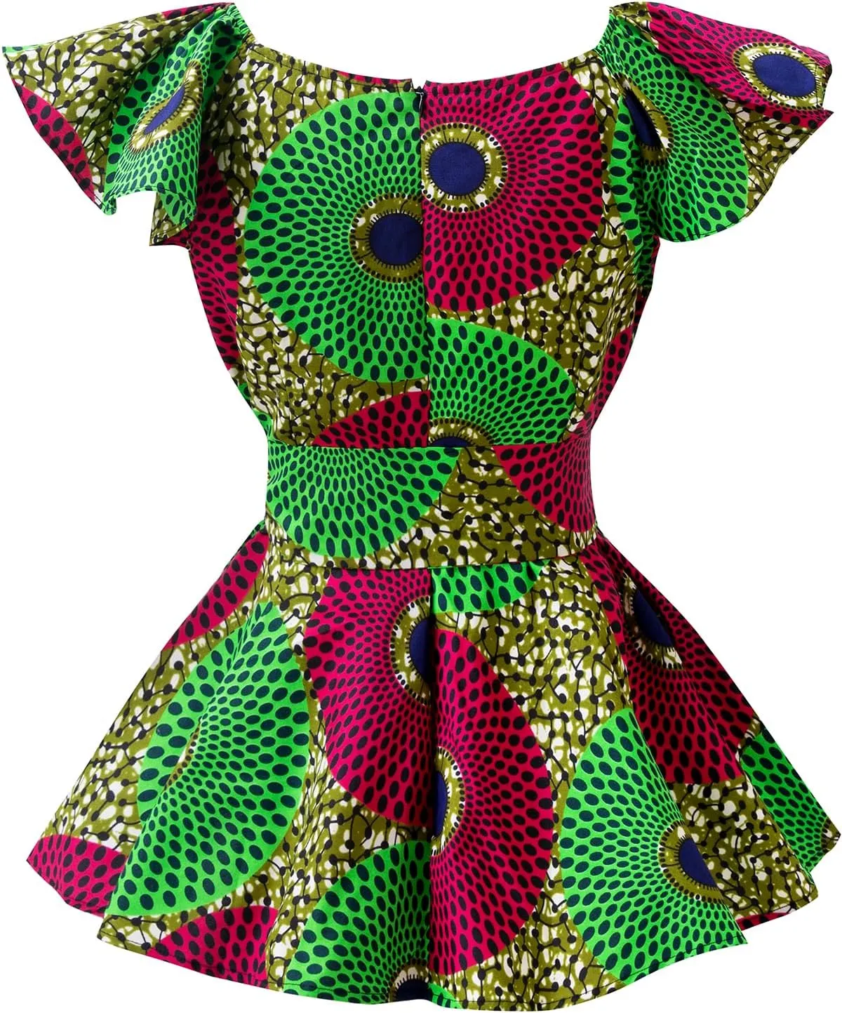 SHENBOLEN Womens Dashiki Tops Sleeveless Summer African Printed Slim Fit Shirts Blouse