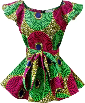 SHENBOLEN Womens Dashiki Tops Sleeveless Summer African Printed Slim Fit Shirts Blouse