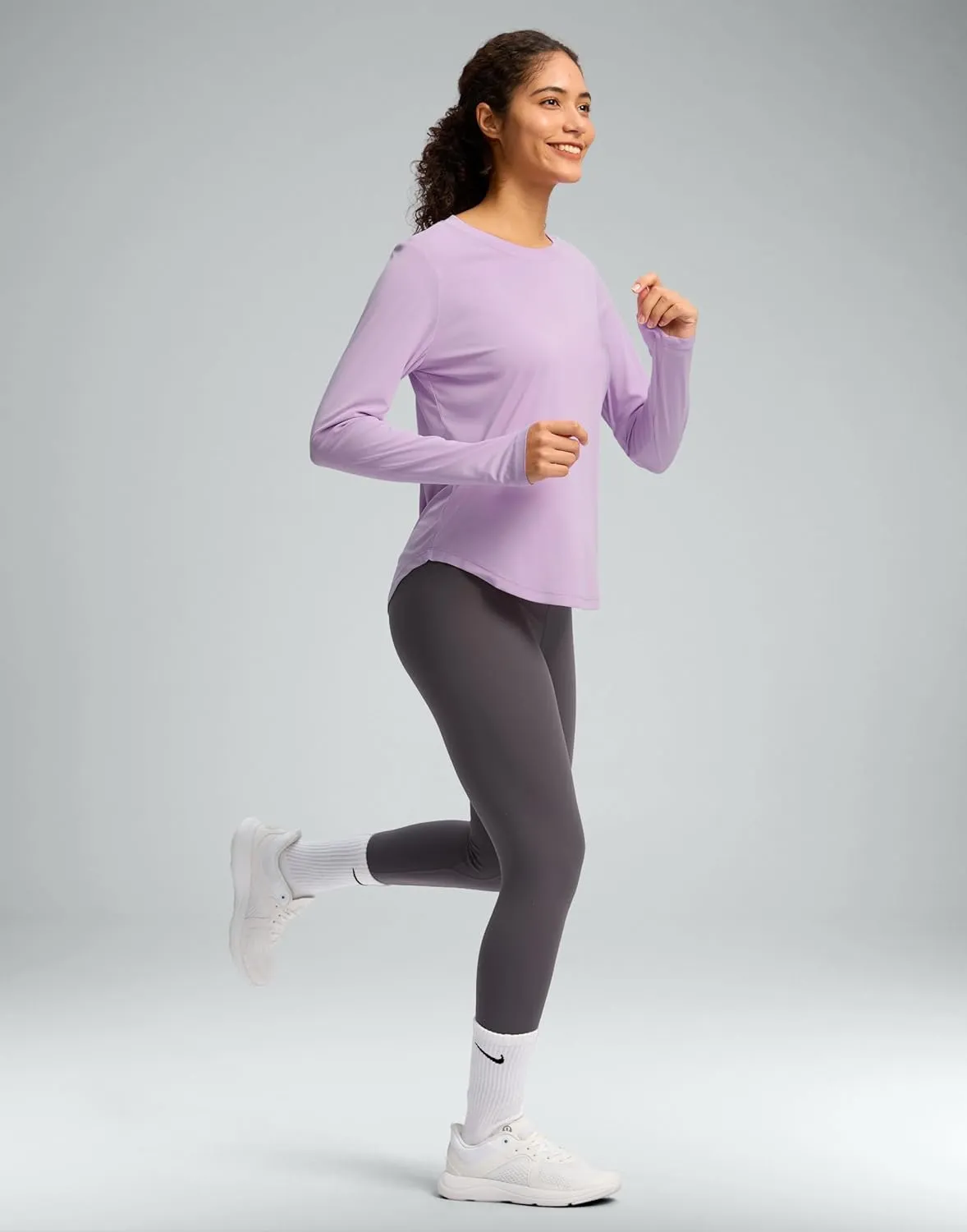 Soothfeel Women's UPF 50  Sun Shirts Long Sleeve SPF UV Protection Rash Guard Lightweight Quick Dry Hiking Workout Tops