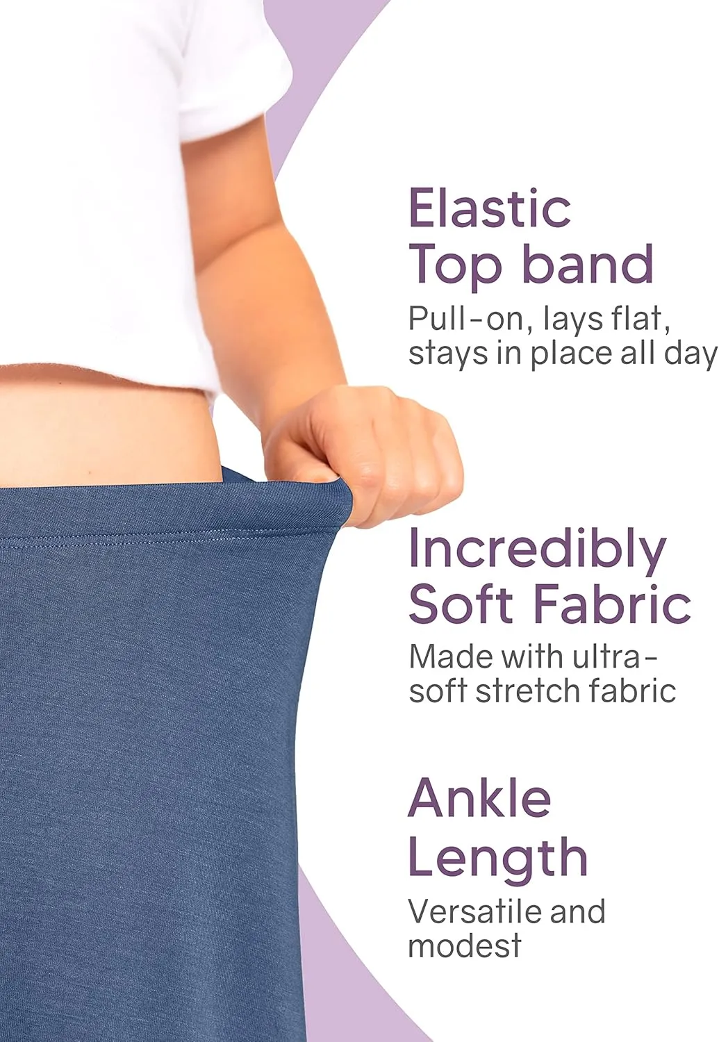 STRETCH IS COMFORT Youth Girls Flowy A-Line Skirt Knee Length and Ankle Length | Kids | Sizes 4-16