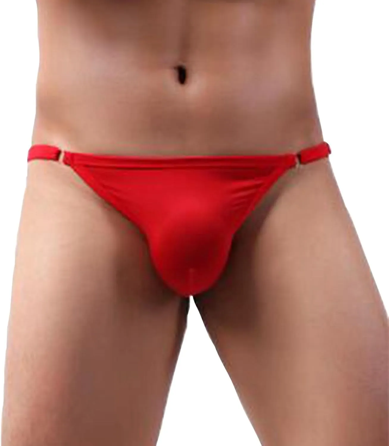 String Bikini Underwear for Men Breathable Low Rise Comfort Briefs Men's Exotic Solid Color Lingerie