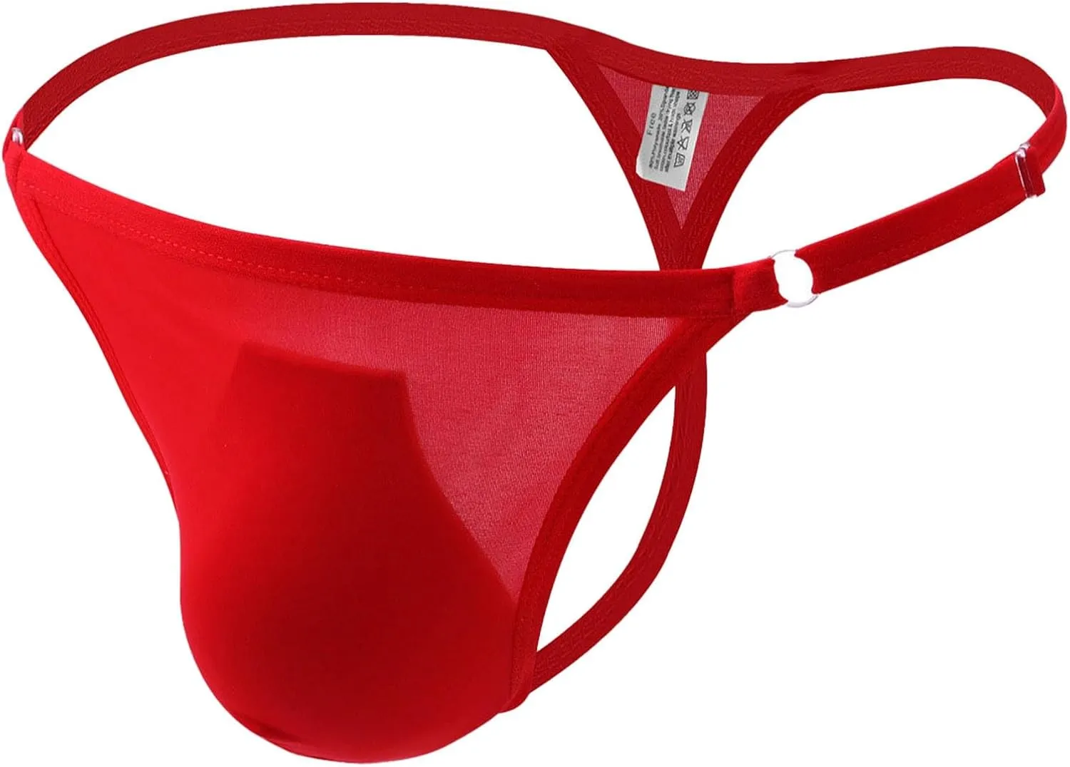 String Bikini Underwear for Men Breathable Low Rise Comfort Briefs Men's Exotic Solid Color Lingerie