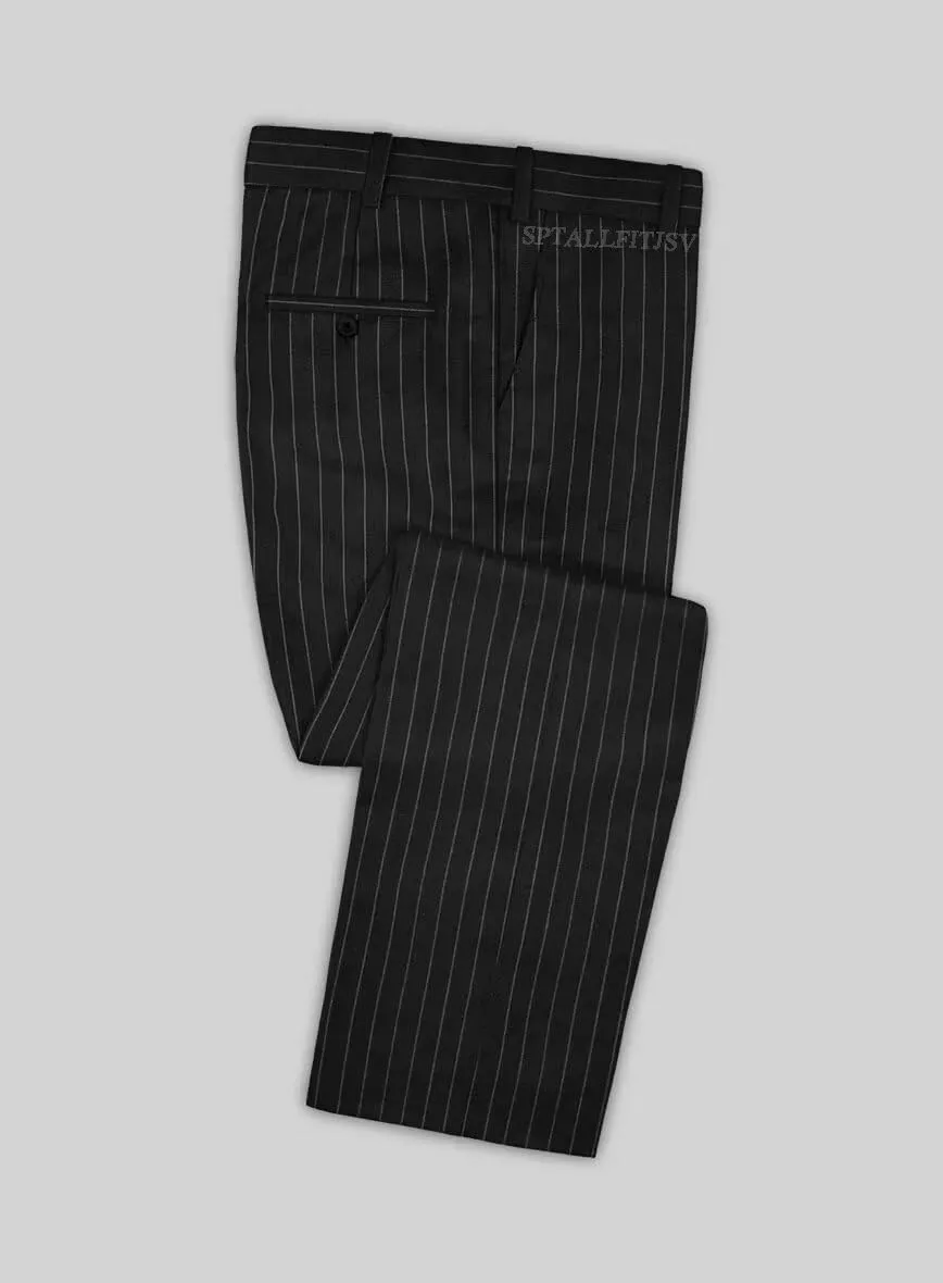 Striped Double Breasted Suit for Men Mens Suits 2 Piece Double Breasted Suit Men Classic Fit Peak Lapel