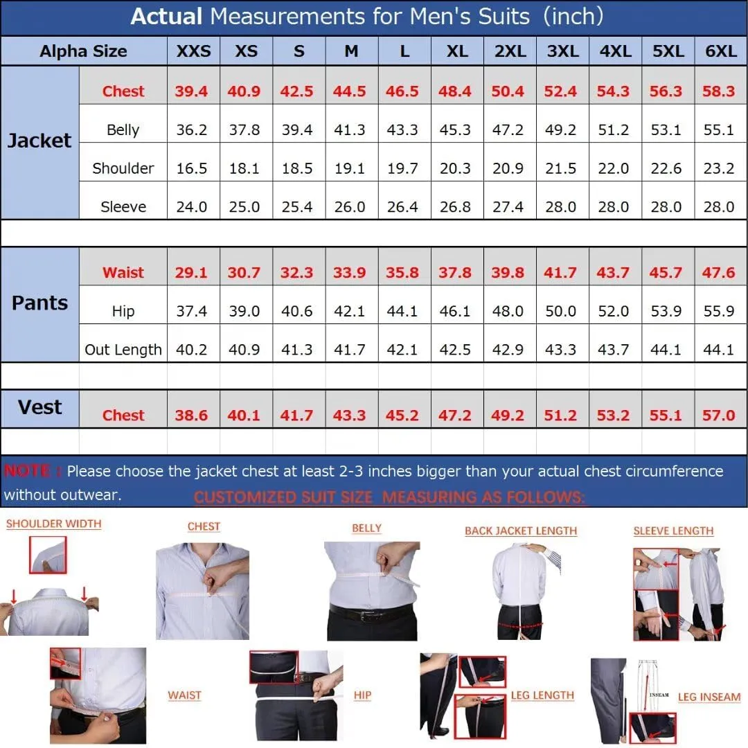 Striped Double Breasted Suit for Men Mens Suits 2 Piece Double Breasted Suit Men Classic Fit Peak Lapel