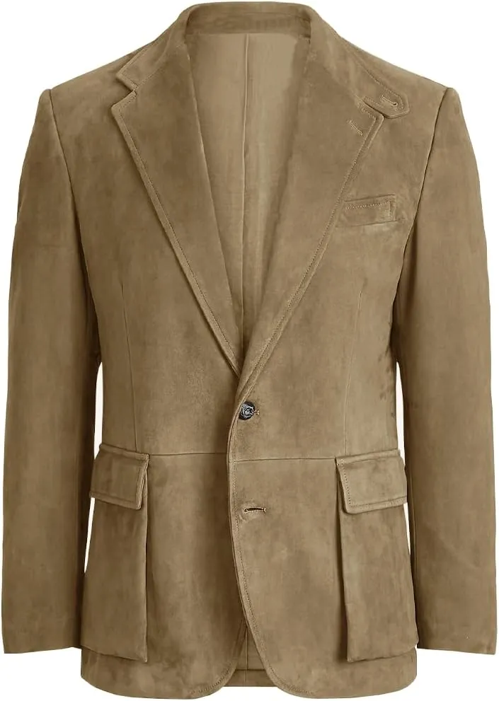 Suit for Men Suede Winter Jacket Slim Fit Single Breasted New in Suits & Blazers Mens Sport Coats Jacket
