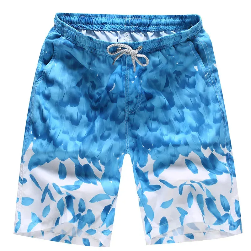 Summer Sublimation Print Beach Shorts For Men