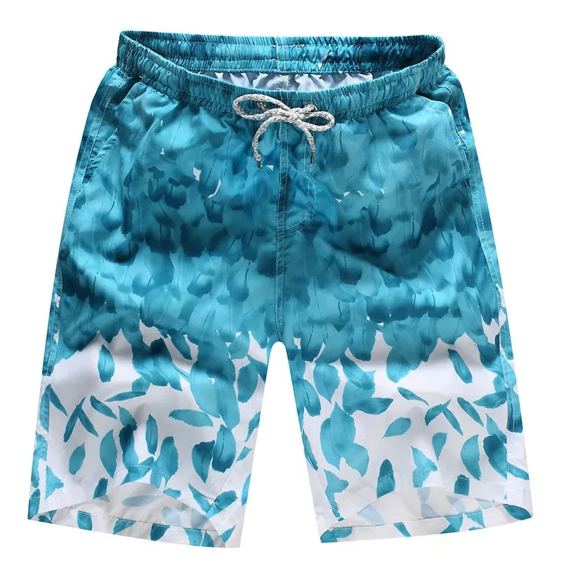 Summer Sublimation Print Beach Shorts For Men