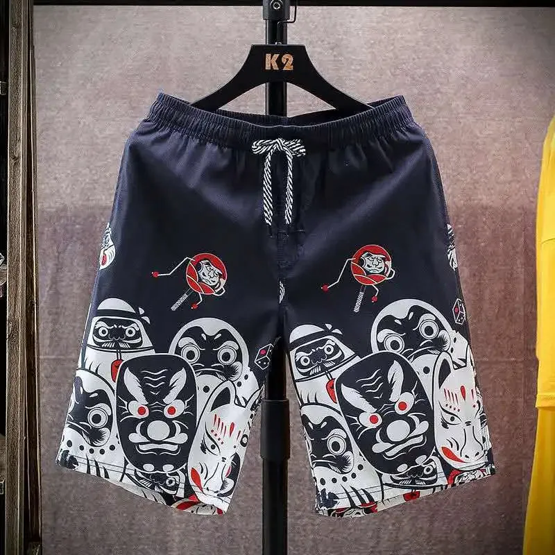 Summer Sublimation Print Beach Shorts For Men