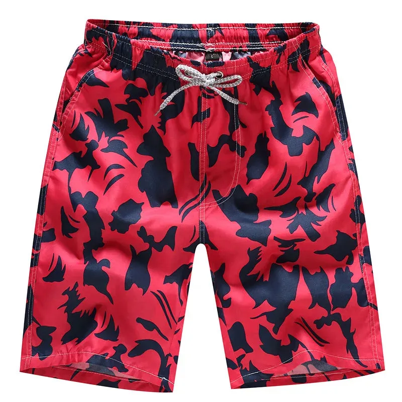 Summer Sublimation Print Beach Shorts For Men
