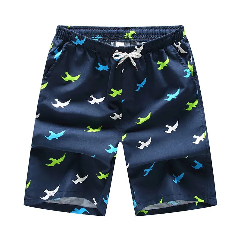 Summer Sublimation Print Beach Shorts For Men