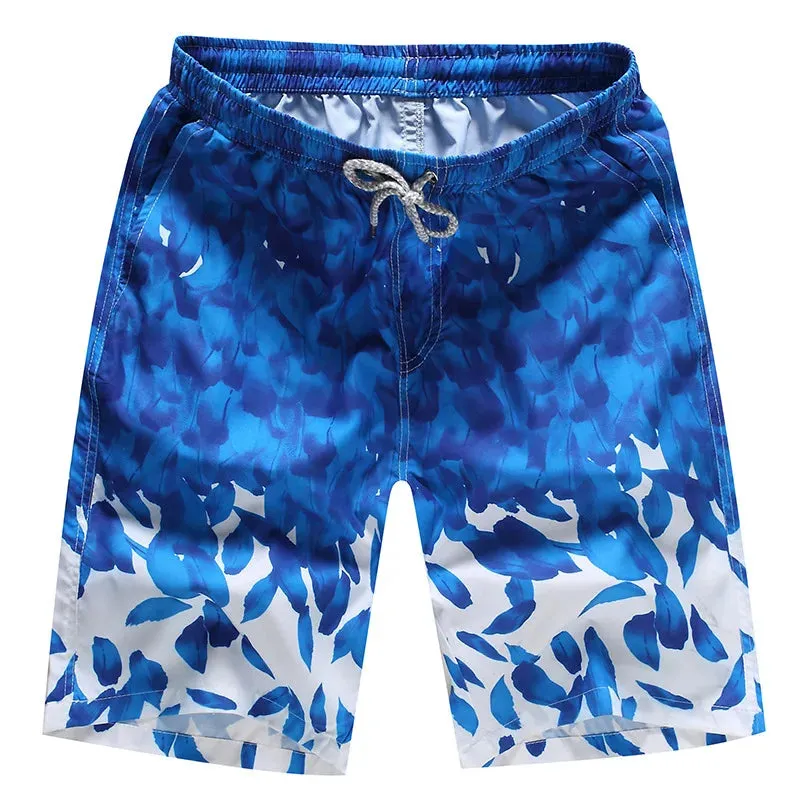 Summer Sublimation Print Beach Shorts For Men