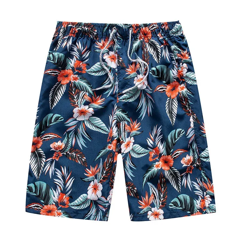 Summer Sublimation Print Beach Shorts For Men