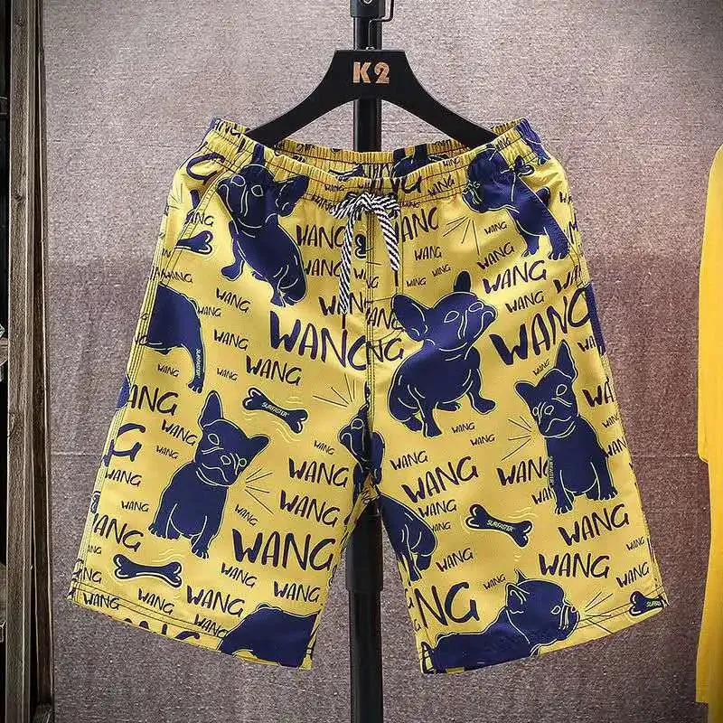 Summer Sublimation Print Beach Shorts For Men