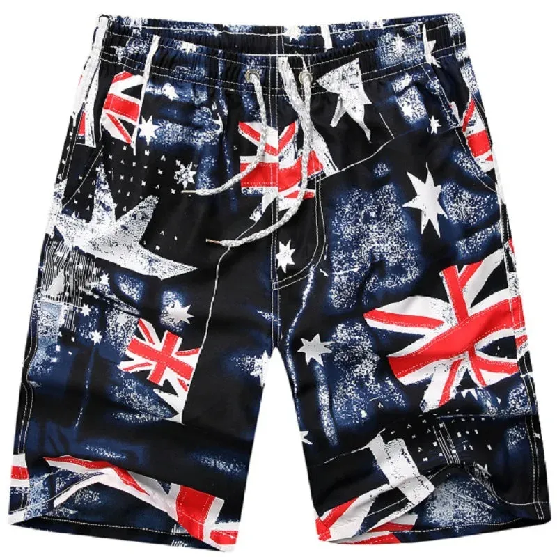 Summer Sublimation Print Beach Shorts For Men