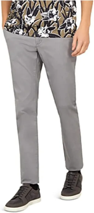 Ted Baker London Men's Seenchi Slim Fit Chino's Casual Dress Work Pants Gray Size 38x32