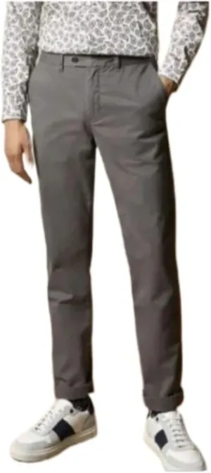 Ted Baker London Men's Seenchi Slim Fit Chino's Casual Dress Work Pants Gray Size 38x32