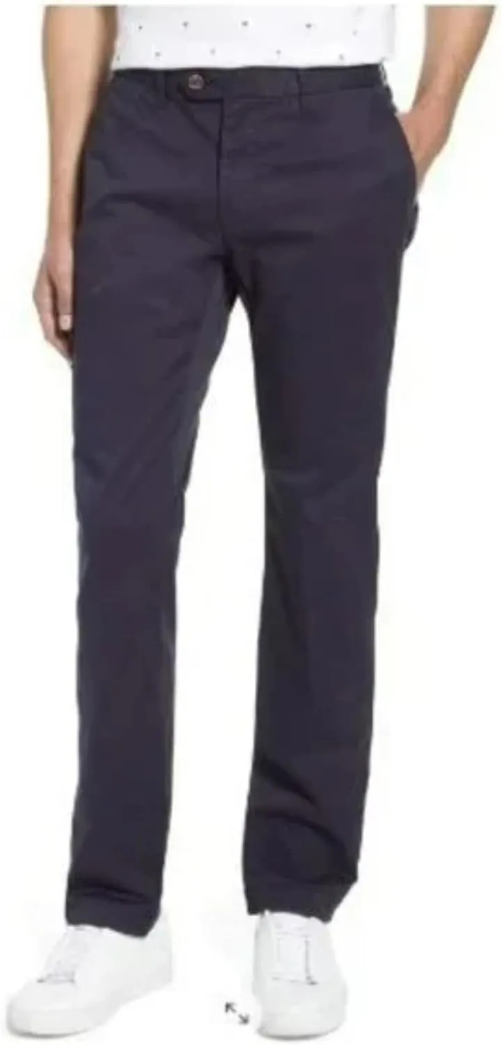 Ted Baker London Men's Seenchi Slim Fit Chino's Casual Dress Work Pants Navy Size 34x32