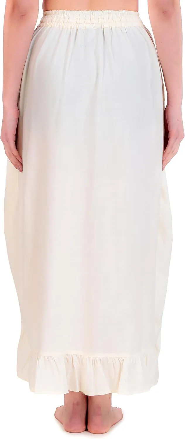 ThePirateDressing Womens Boho Gypsy Long Maxi Victorian Renaissance Pirate Peasant High-Low Flare Skirt