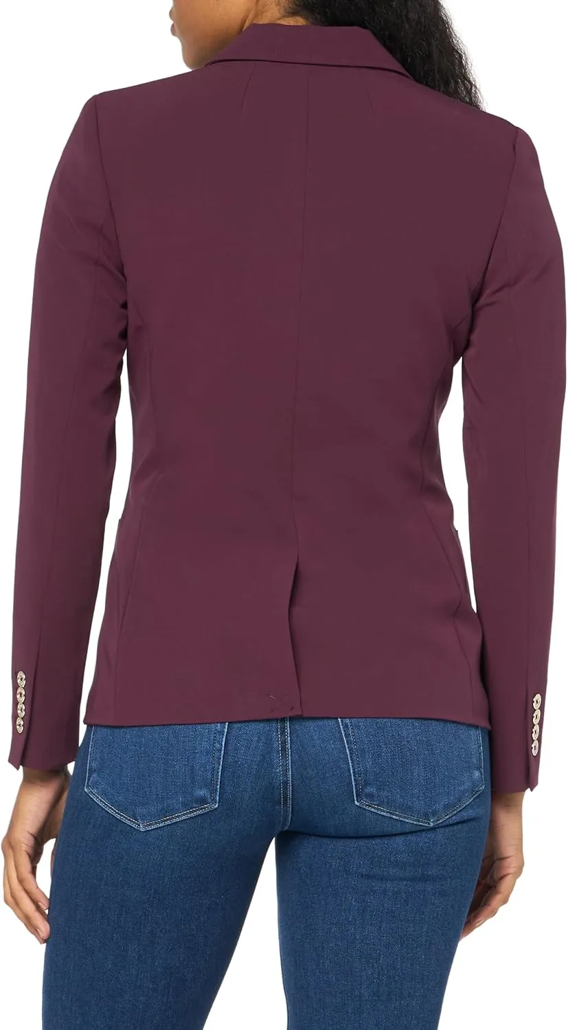 Tommy Hilfiger Womens Notched Blazer Jacket