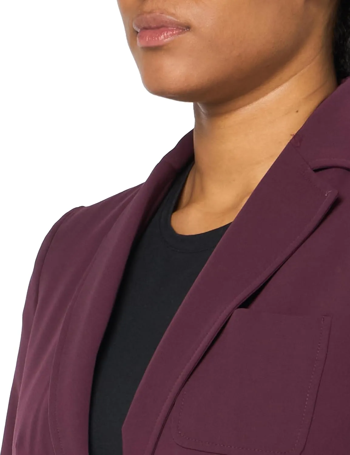 Tommy Hilfiger Womens Notched Blazer Jacket