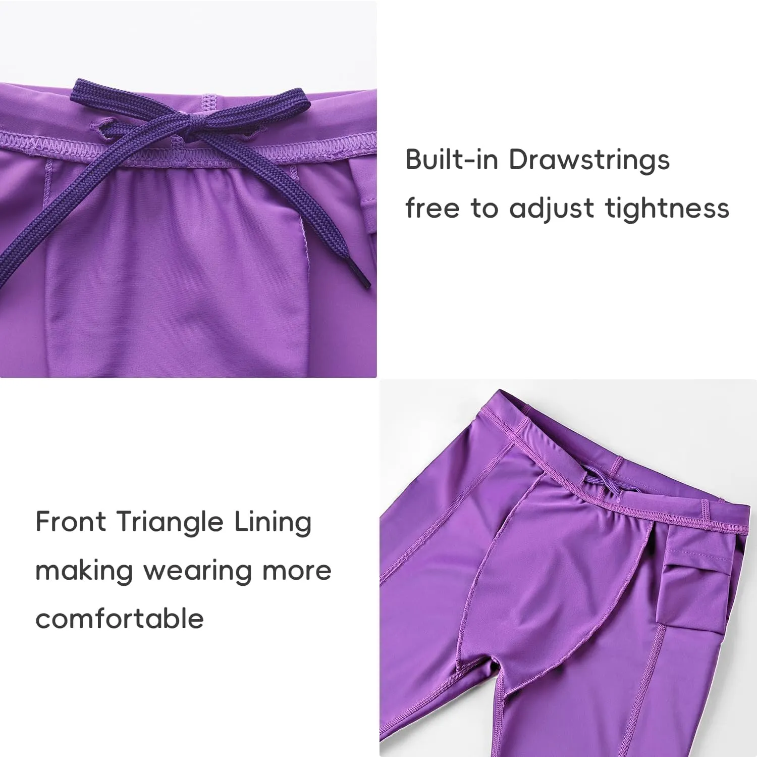 UPF 50  Kids Swim Pants, Girls Boys Swimming Leggings UV Protection Long Elastic Beach Surfing