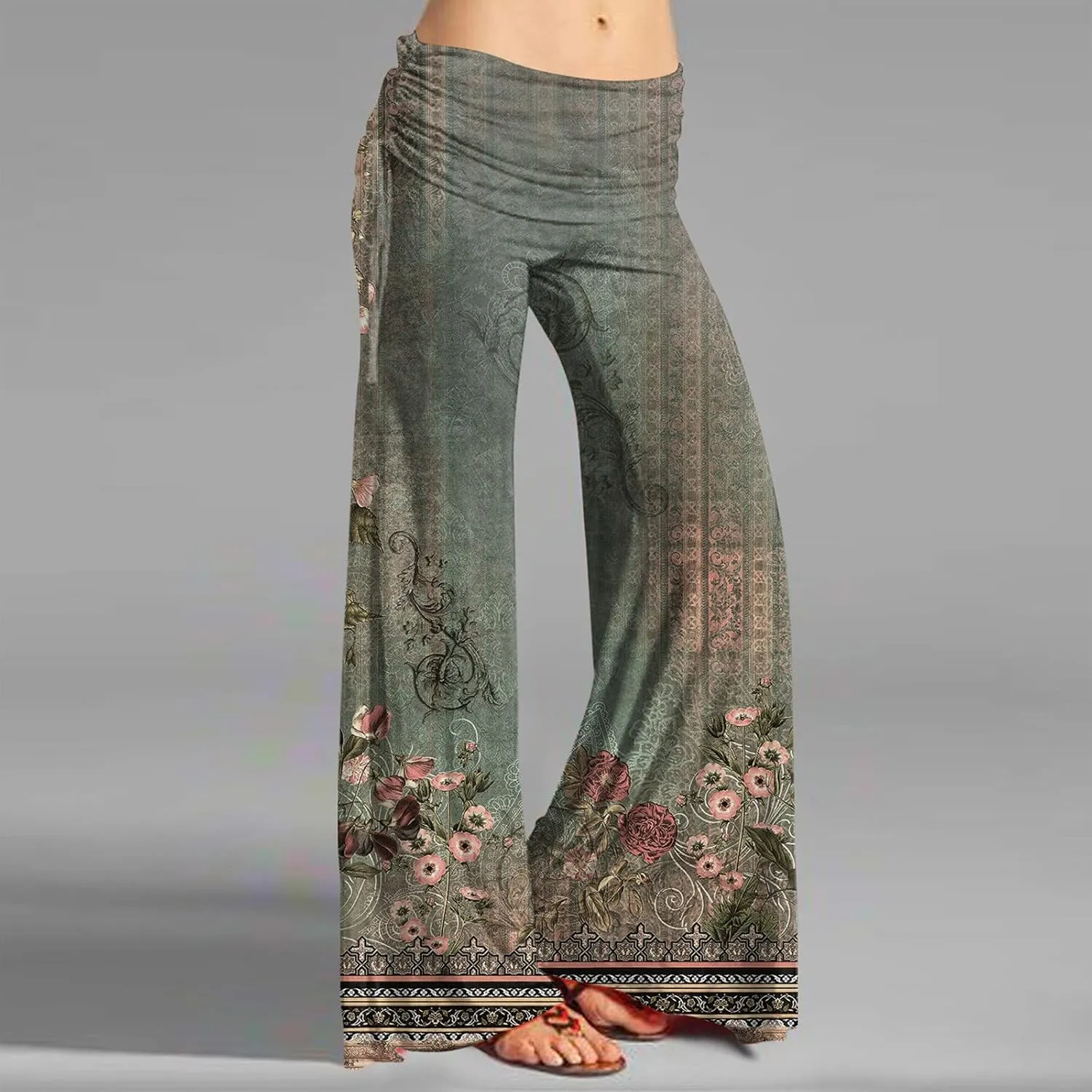 Wangxldd Ladies Casual Fasion 2023 Capri Joggers Pants High Waist Daily Wear Pants Pants Trousers for Women