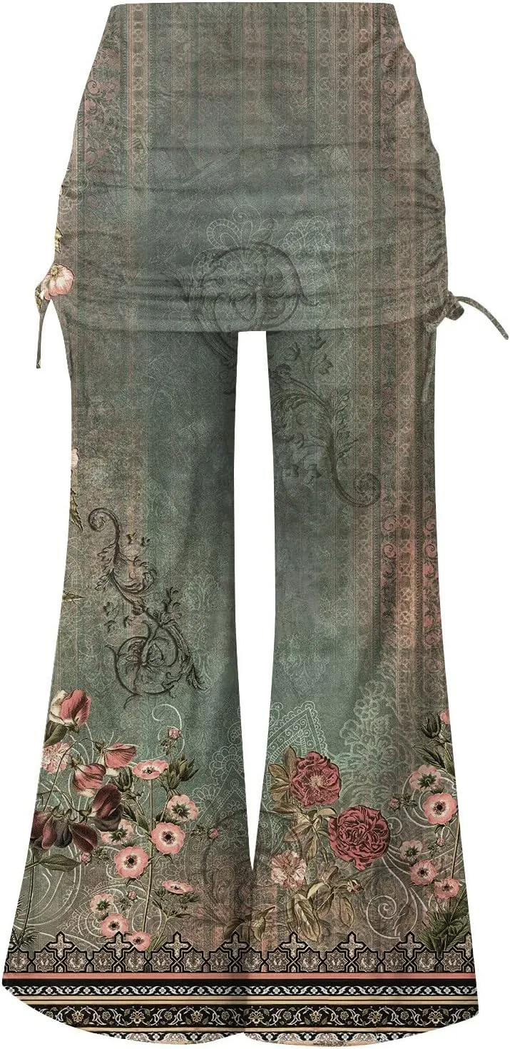 Wangxldd Ladies Casual Fasion 2023 Capri Joggers Pants High Waist Daily Wear Pants Pants Trousers for Women