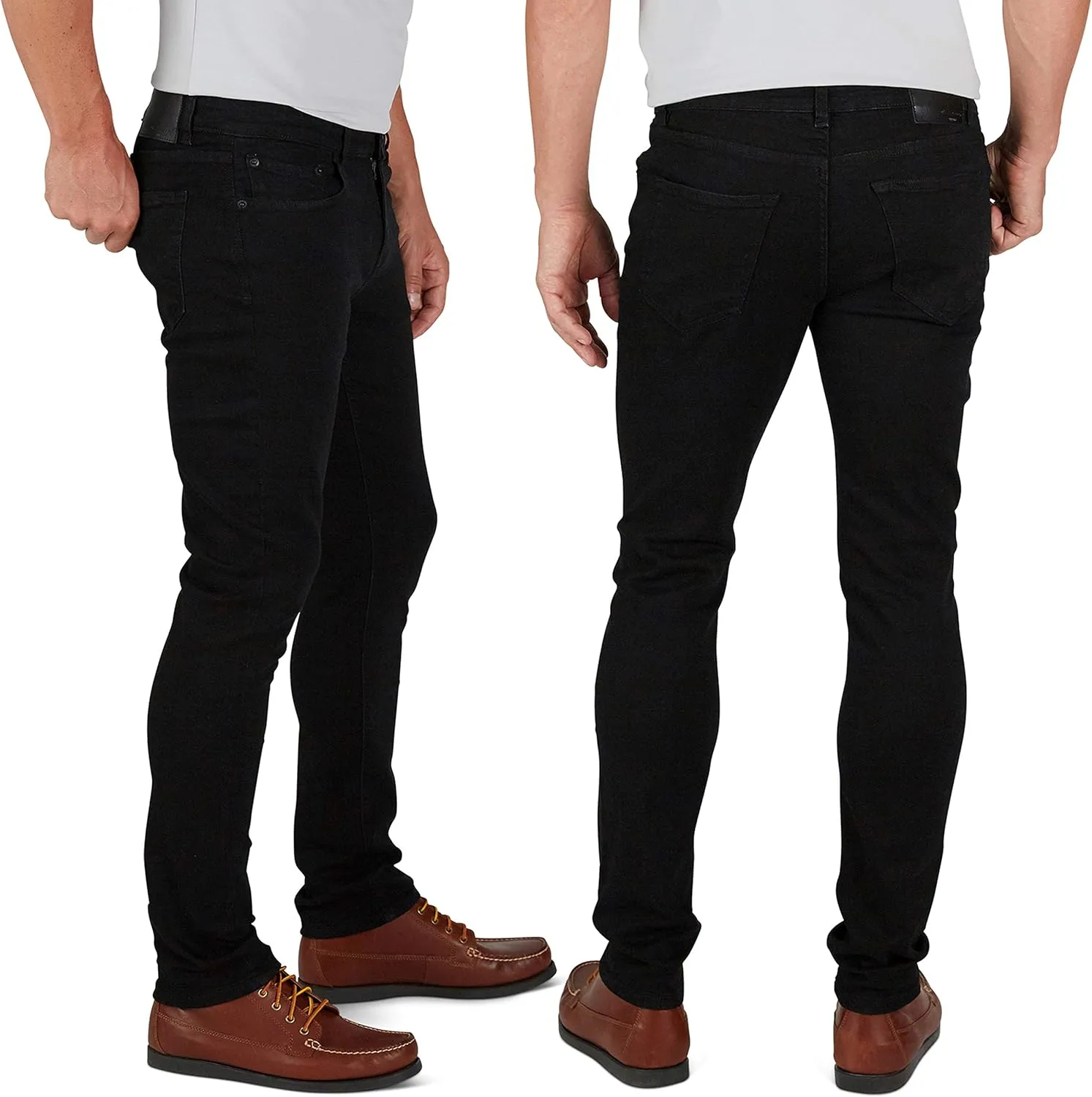 Weatherproof Vintage Mens Jeans Slim Fit - Super-Soft Slim Fit Jeans for Men | Men's Stretch Jean