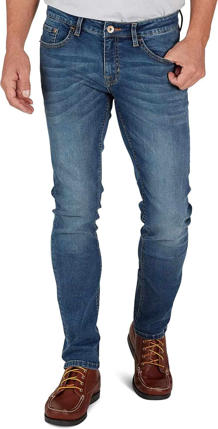 Weatherproof Vintage Mens Jeans Slim Fit - Super-Soft Slim Fit Jeans for Men | Men's Stretch Jean