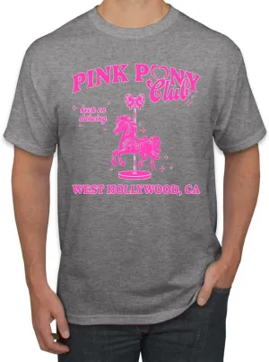 Wild Bobby Pink Pony Club West Hollywood California Logo | Fan Lyrics Music Concert Merch Pop Culture Shirt