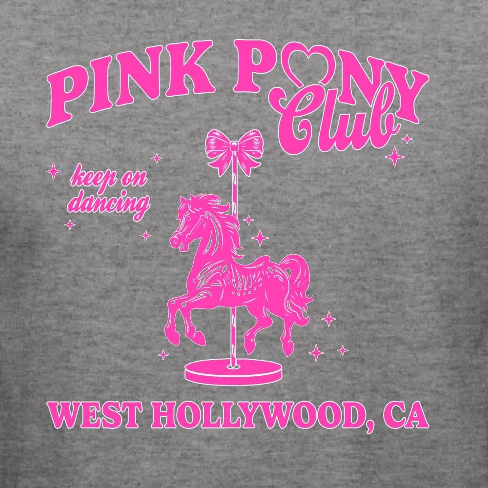 Wild Bobby Pink Pony Club West Hollywood California Logo | Fan Lyrics Music Concert Merch Pop Culture Shirt