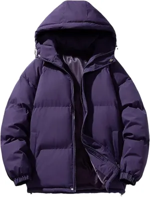 Winter Parkas Men Cotton-Padded Coats Men Puffer Jackets Outdoor Hooded Coat Casual Windbreaker Thick Warm Men Jacket