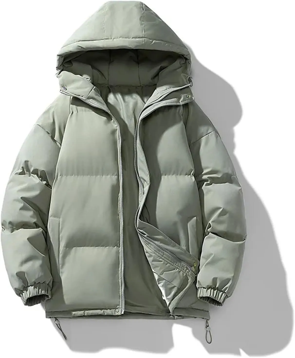 Winter Parkas Men Cotton-Padded Coats Men Puffer Jackets Outdoor Hooded Coat Casual Windbreaker Thick Warm Men Jacket