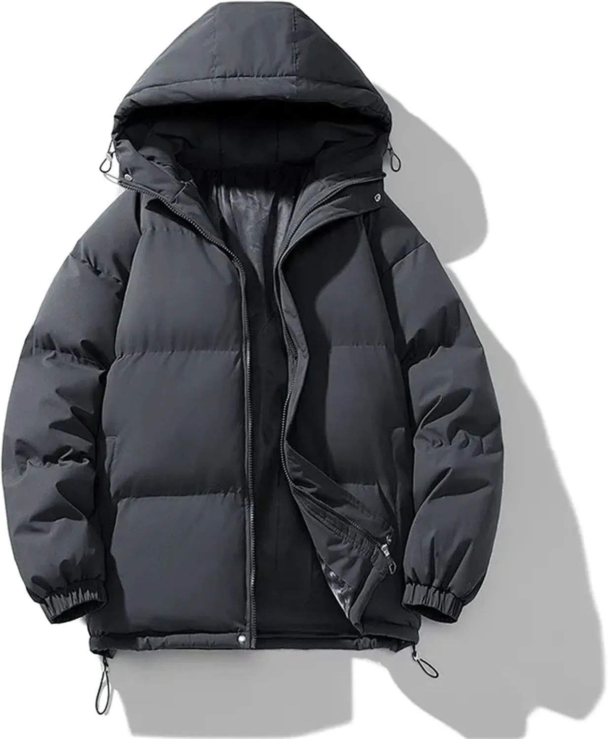 Winter Parkas Men Cotton-Padded Coats Men Puffer Jackets Outdoor Hooded Coat Casual Windbreaker Thick Warm Men Jacket