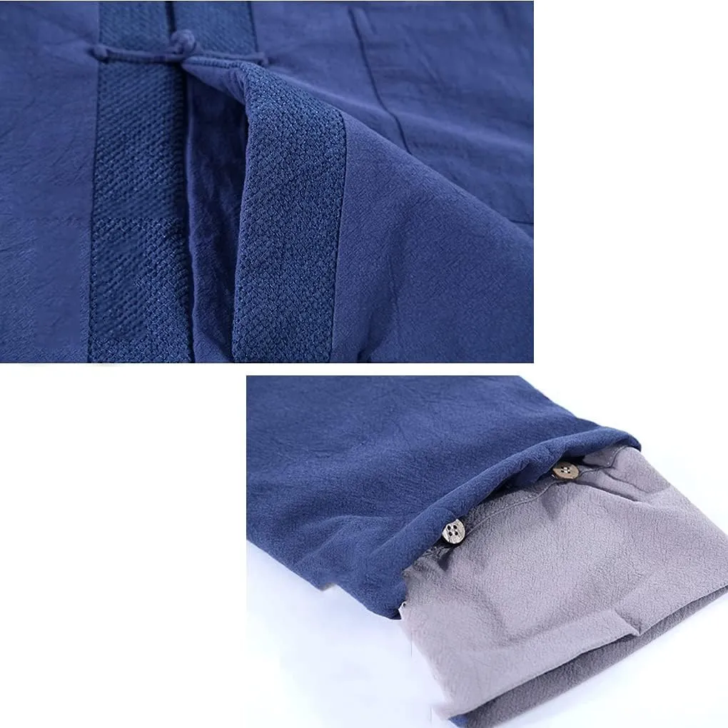 Winter Thick Tang Suit Jackets Cotton Padded Coats Men Warm Tai Chi Uniform Chinese Kung Fu Clothing Shirt