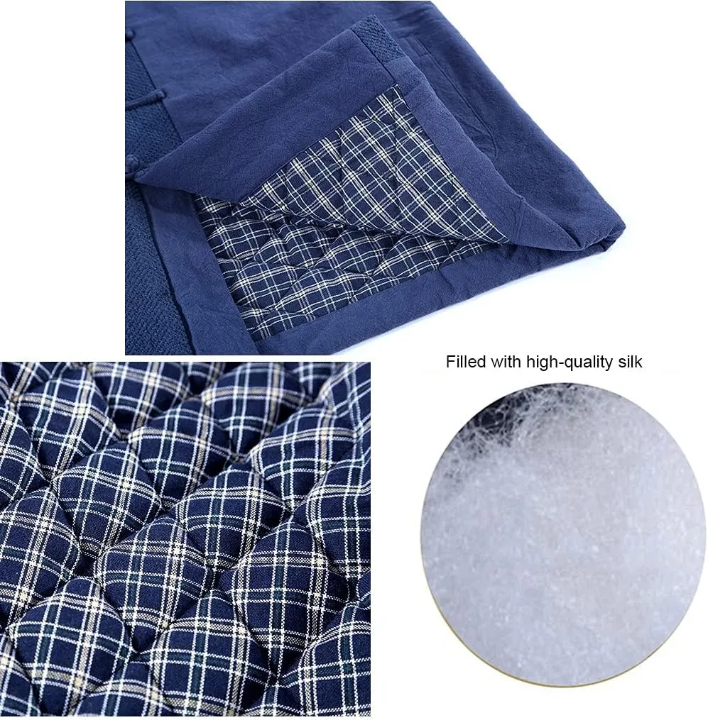 Winter Thick Tang Suit Jackets Cotton Padded Coats Men Warm Tai Chi Uniform Chinese Kung Fu Clothing Shirt