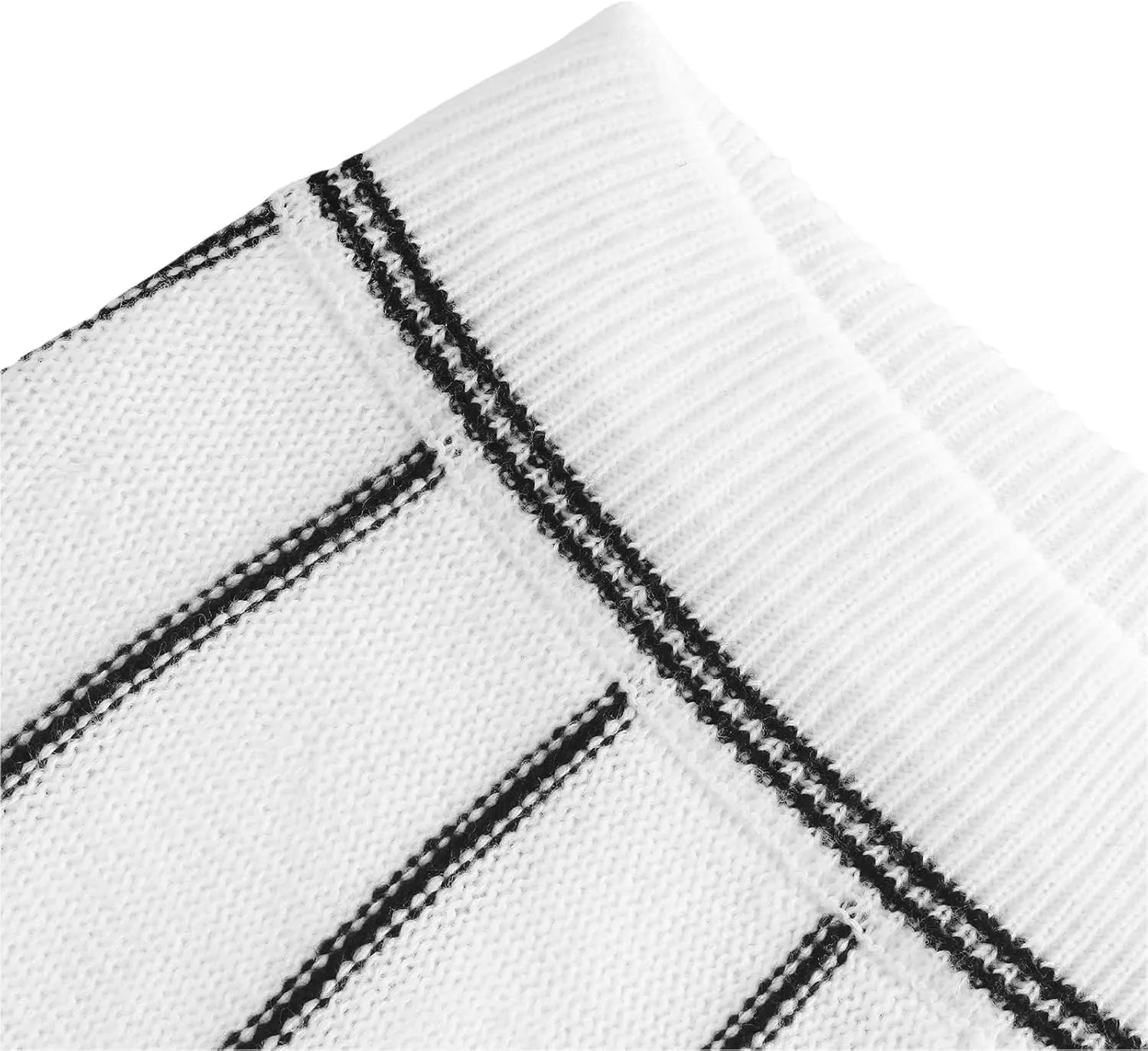 Women Knit Long Skirt Grunge Striped Elastic Waist Knit Skirt Vintage Loose Fit Tassel Y2K Pencil Skirt Dress Streetwear