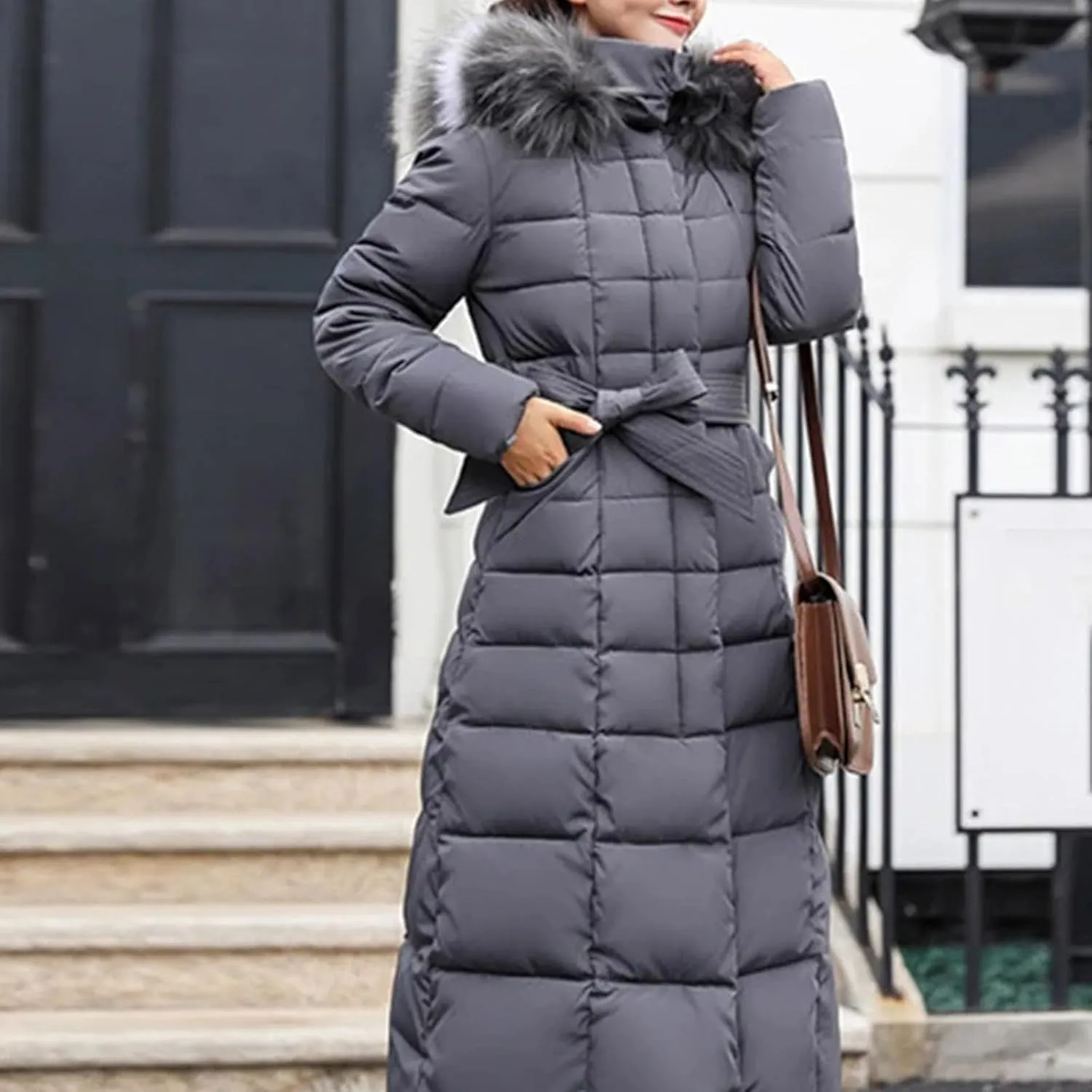 Women Winter Jacket Cotton Padded Slim Warm Thicken Ladies Coat Long Coats Parka Jackets