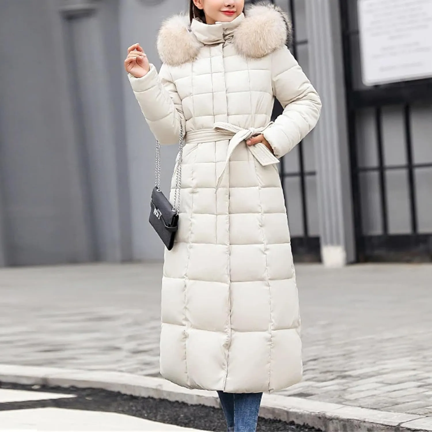 Women Winter Jacket Cotton Padded Slim Warm Thicken Ladies Coat Long Coats Parka Jackets