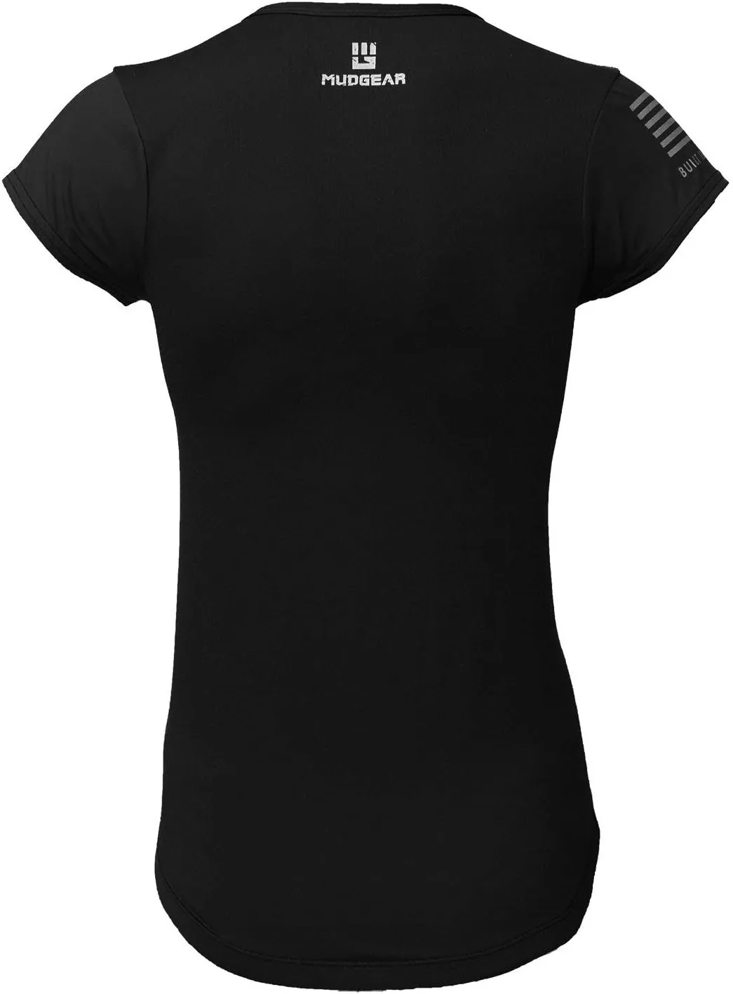 Women's Fitted Performance Race Shirt Short Sleeve for Active Sport, Yoga, Running, Fitness, Workout, Gym