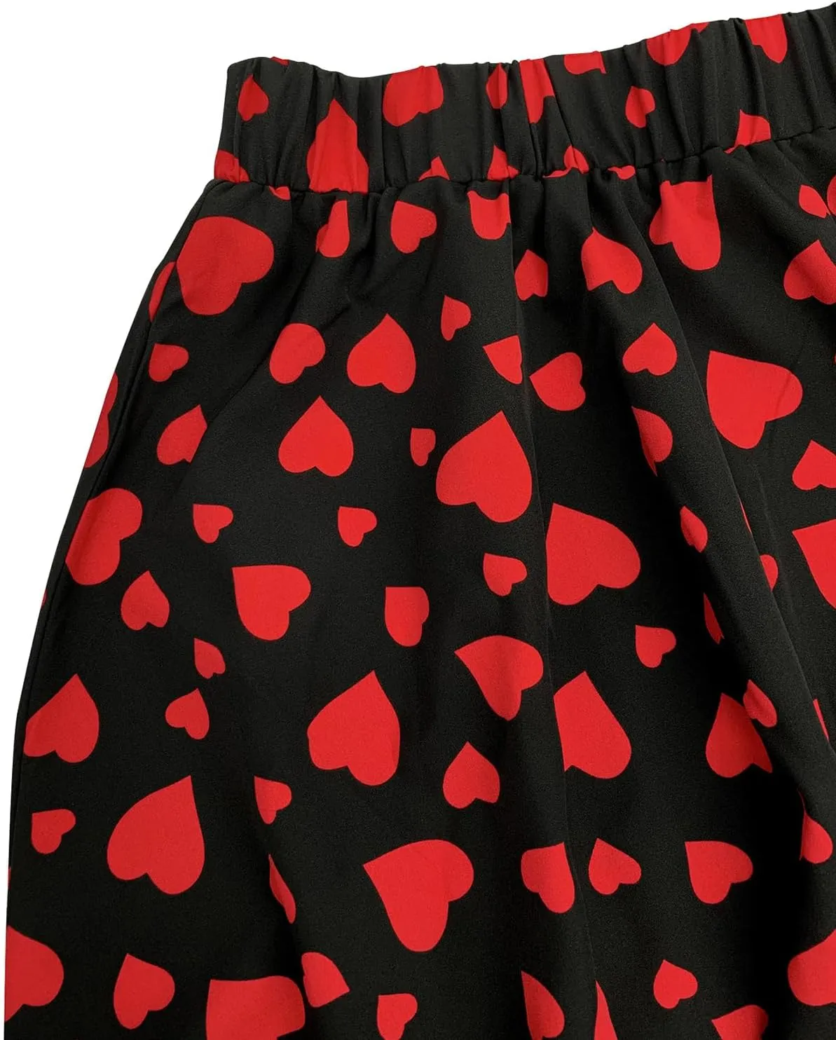 Women's Flowy Elastic High Waist Skirts Trendy Summer 2025 Boho Casual Beach Holiday Floral Print A Line Midi Skirt 802
