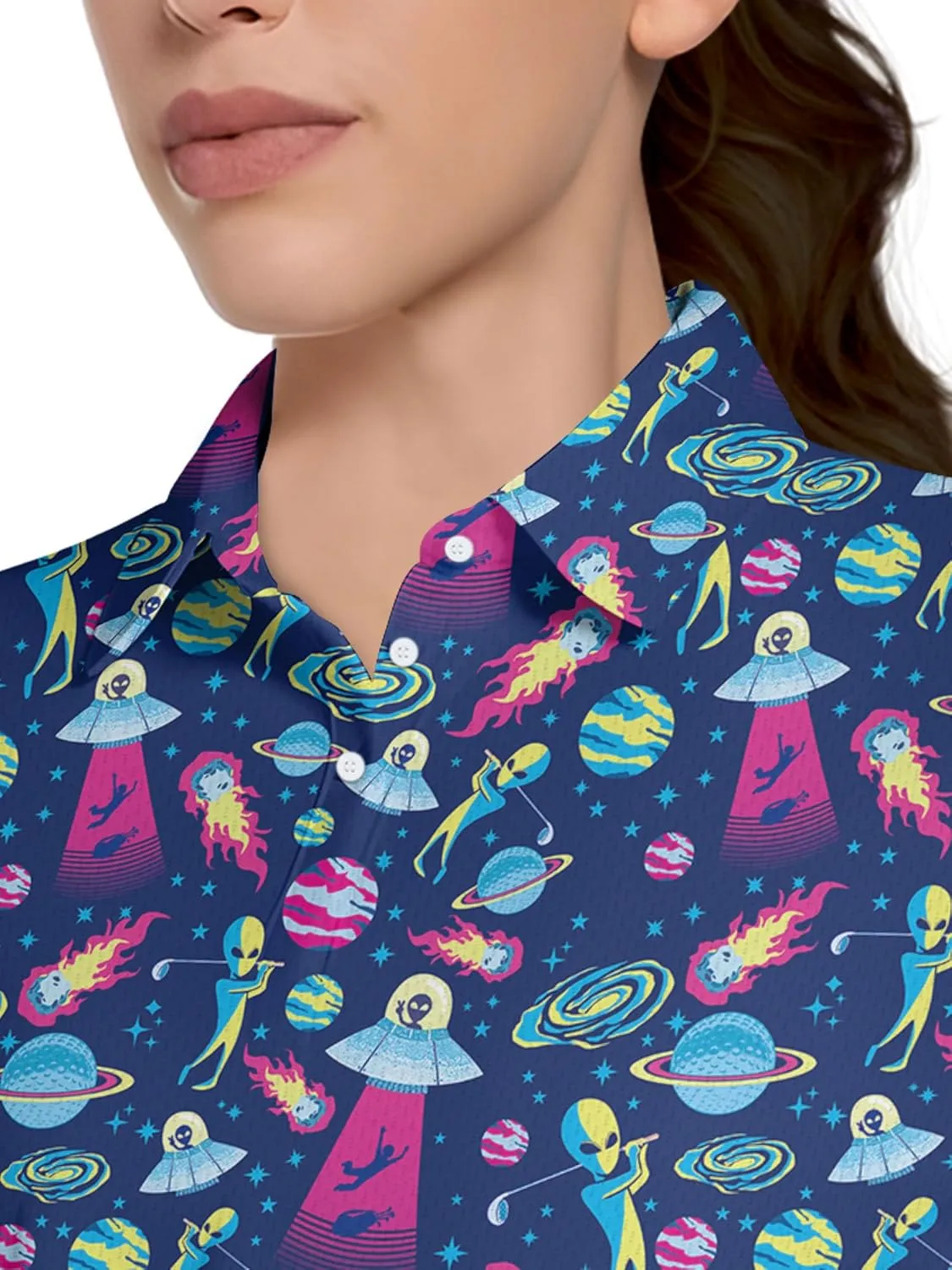 Womens Golf Shirt Polo Shirts for Women Golf Outfit Funny Gifts