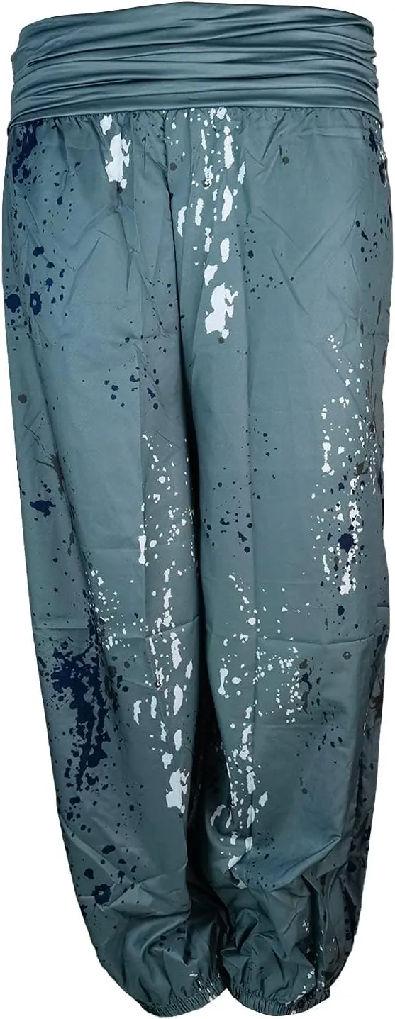 Women's Harem Pants High Waist Yoga Boho Trousers with Pockets Hippie Boho Beach Baggy Summer Baggy Joggers Plus Size