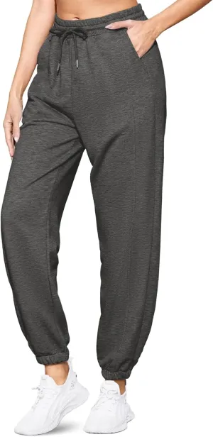 Women's High Waist Baggy Sweatpants Lounge Drawstring Workout Pants with Pockets Sweats for Women Running Joggers